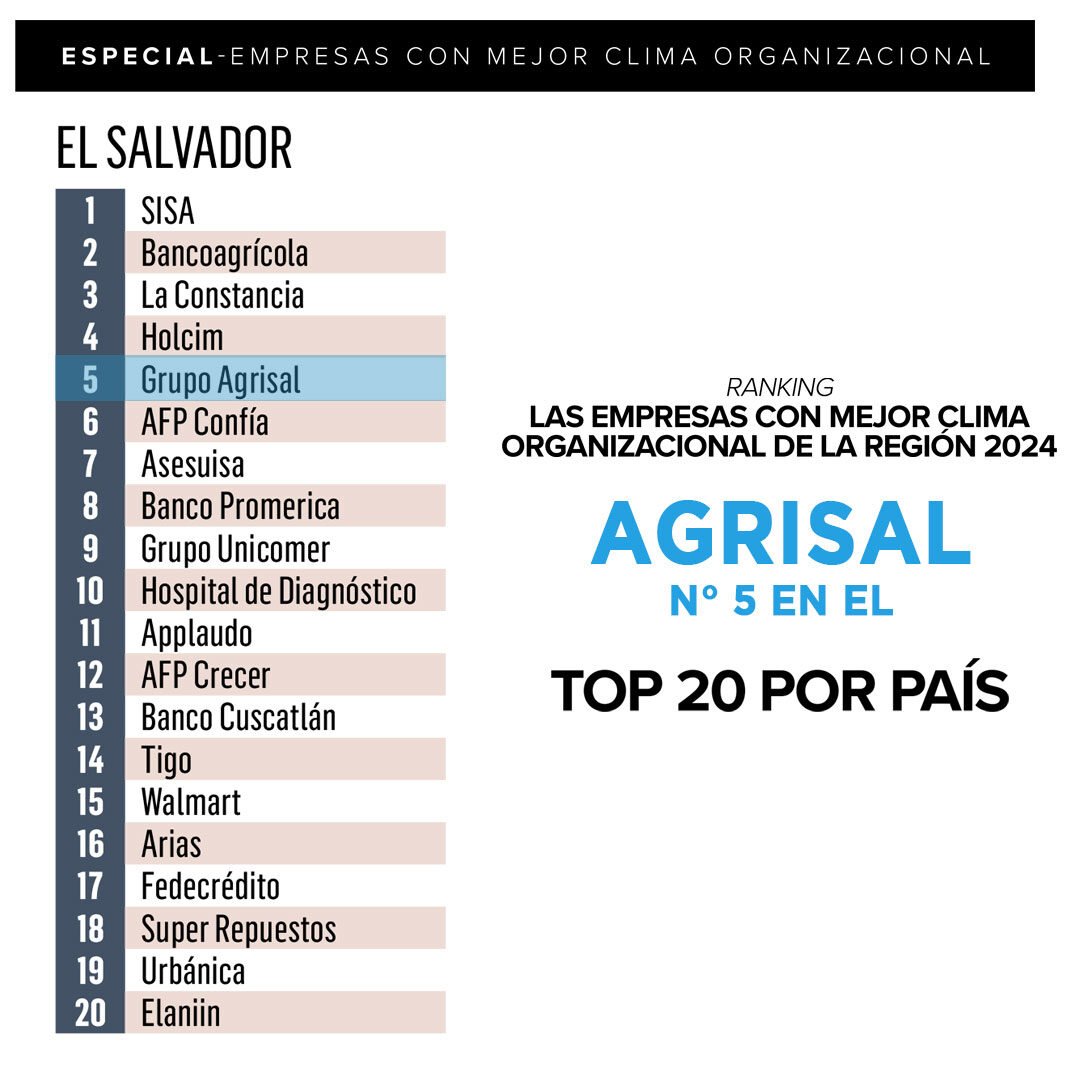 agrisal mejor cultura organizacional