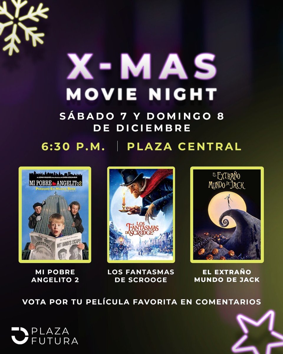 XMAS MOVIE NIGHT PLAZA FUTURA